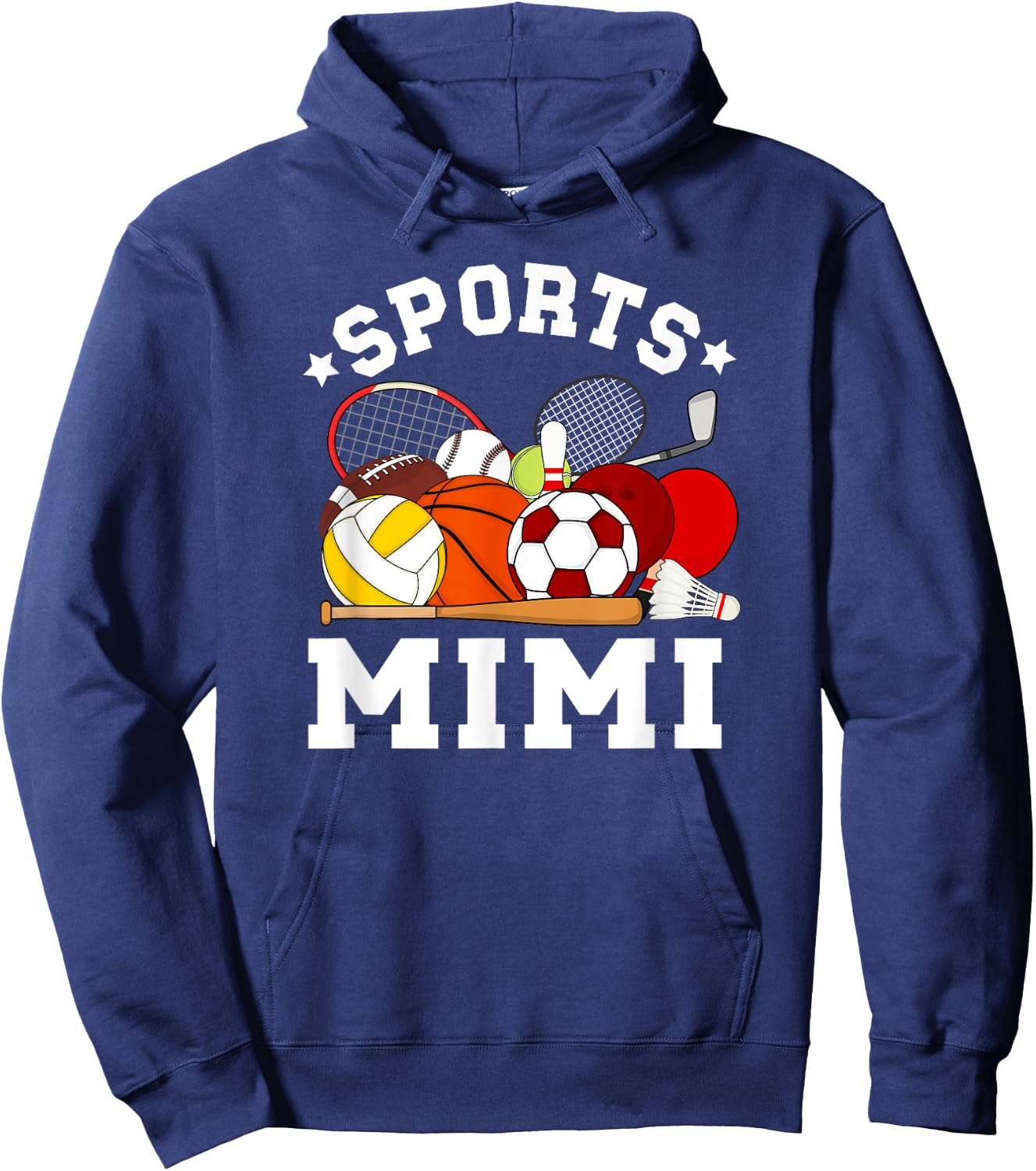 Sports Mimi Proud Sport Mimi Sports Mimi Grandma Hoodie - Hoodie | Navy