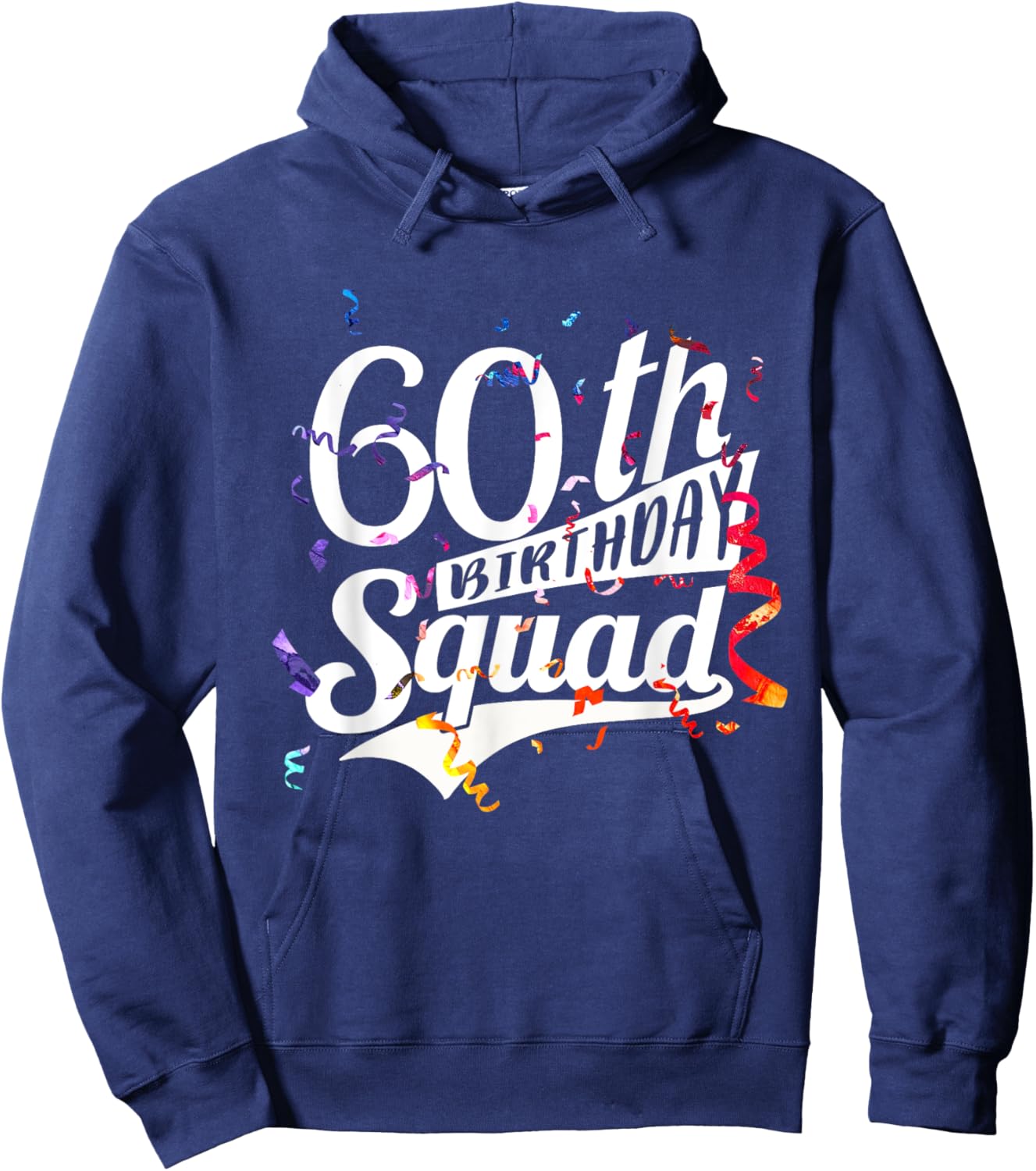 Funny 60th Birthday Gifts Women 1961 Squad Hoodie - Hoodie | Navy