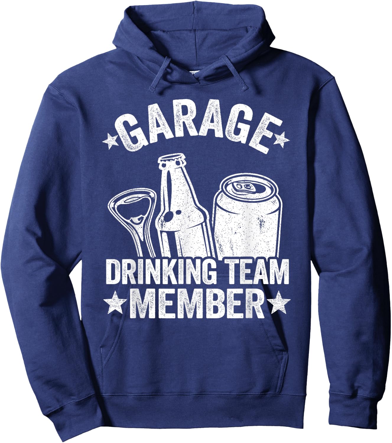Funny Beer Garage Drinker Garage Drinking Team Member Hoodie - Hoodie | Navy