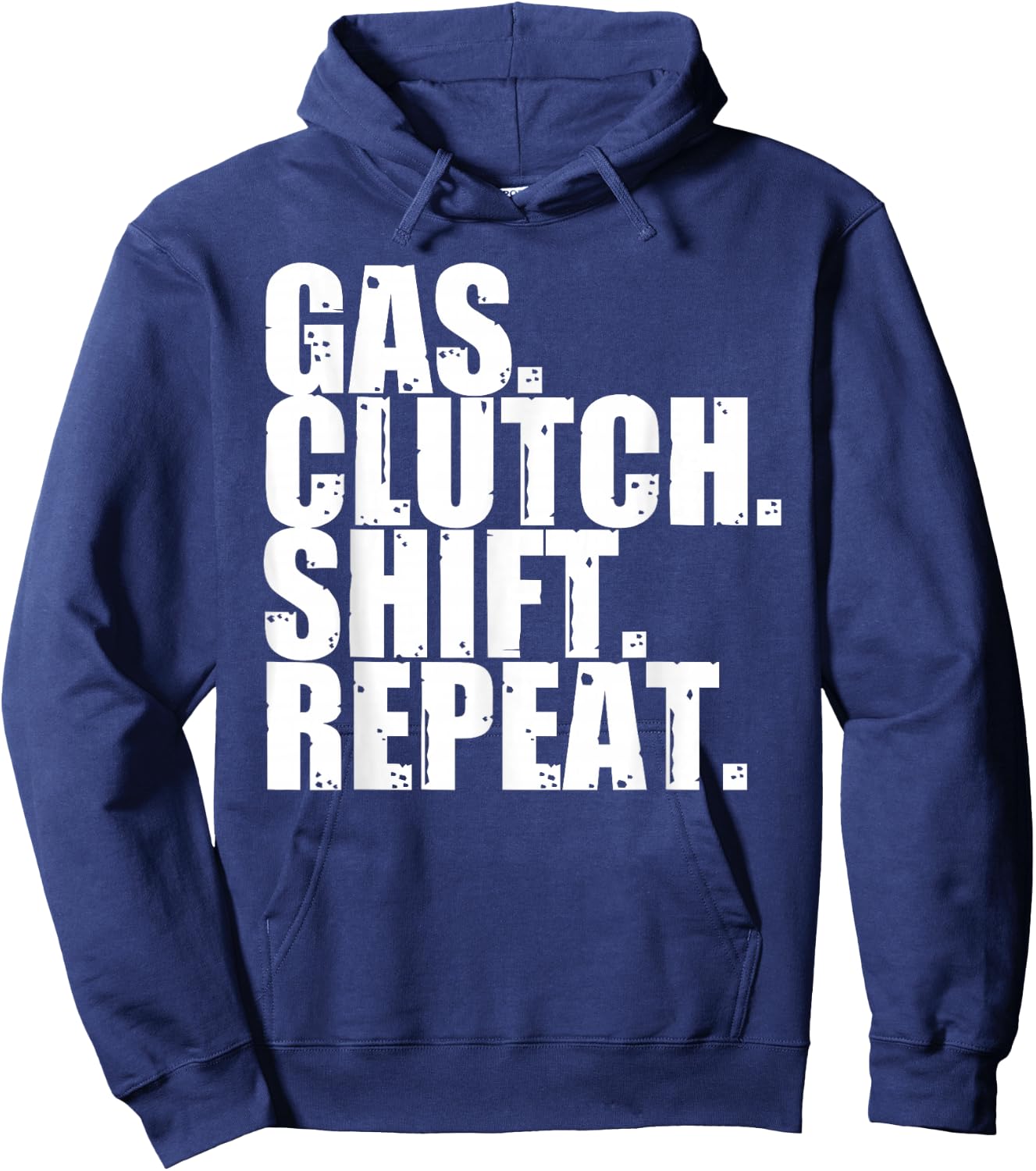 Gas Clutch Shift Repeat Funny Manual Driving Lover Gift Men Hoodie - Hoodie | Navy