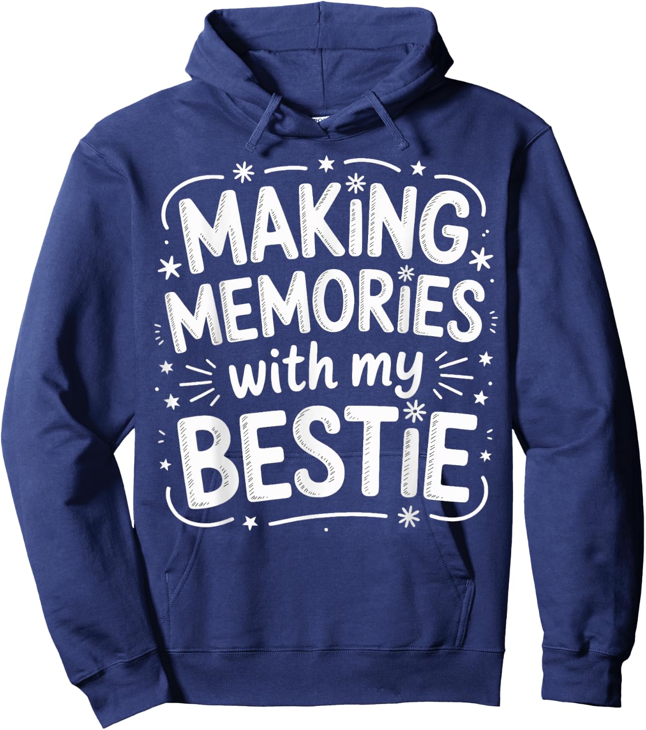 Making Memories with My Bestie Girls Trip Travel Fun Hoodie - Hoodie | Navy