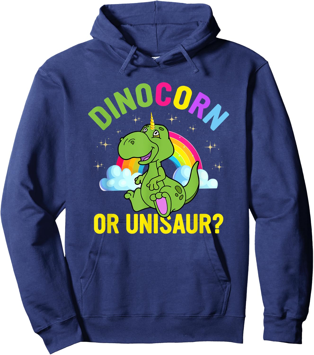 Dinosaur TRex Unicorn Funny Dino dinosaur Mama dad Hoodie - Hoodie | Navy