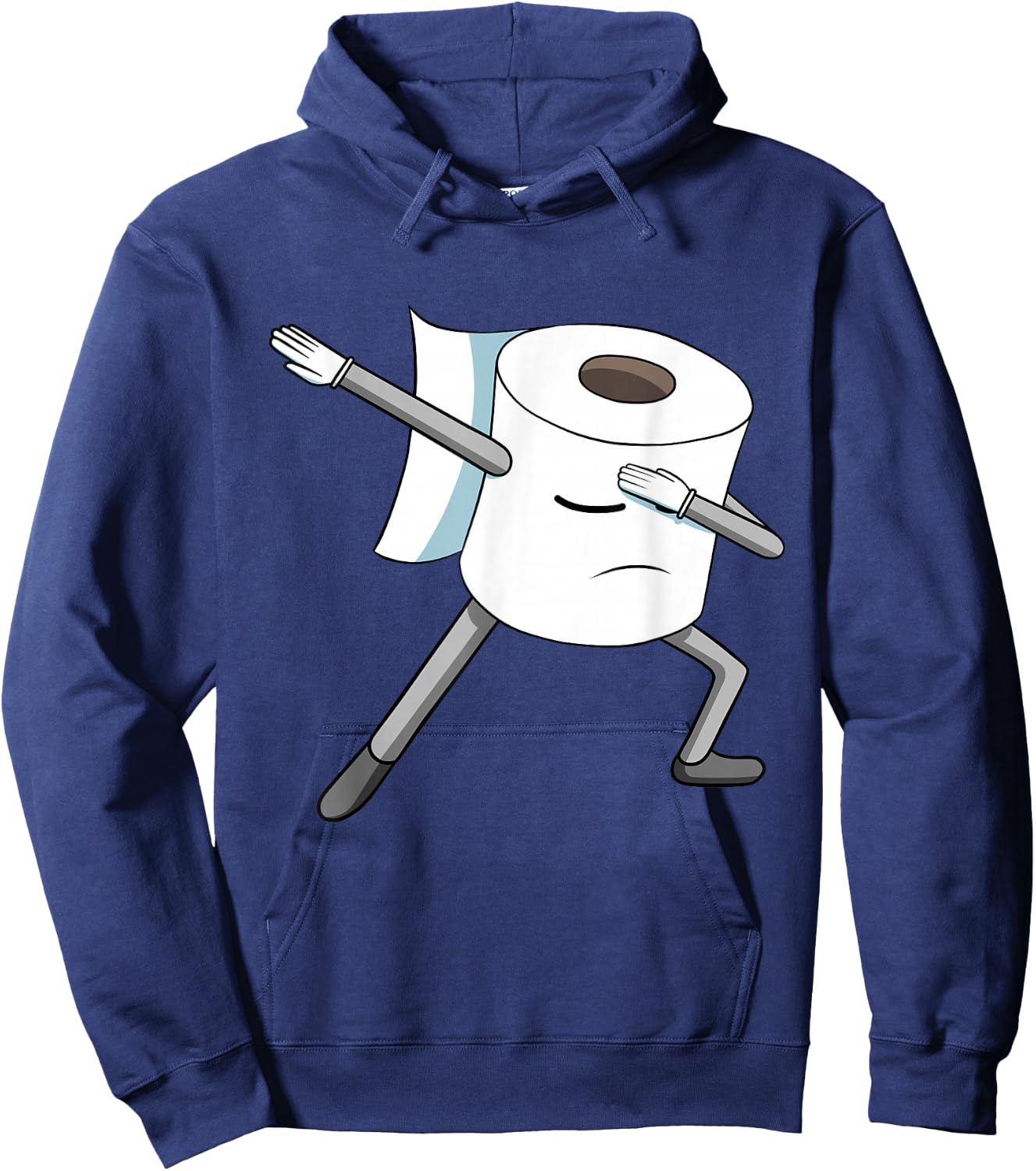 Dabbing Toilet Paper Roll Hoodie - Hoodie | Navy