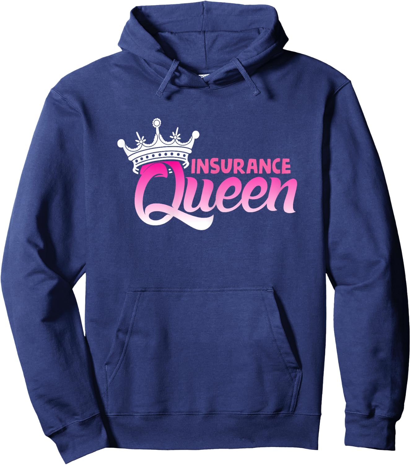 Insurance Queen design Insurance Agent and Insurance Hoodie - Hoodie | Navy