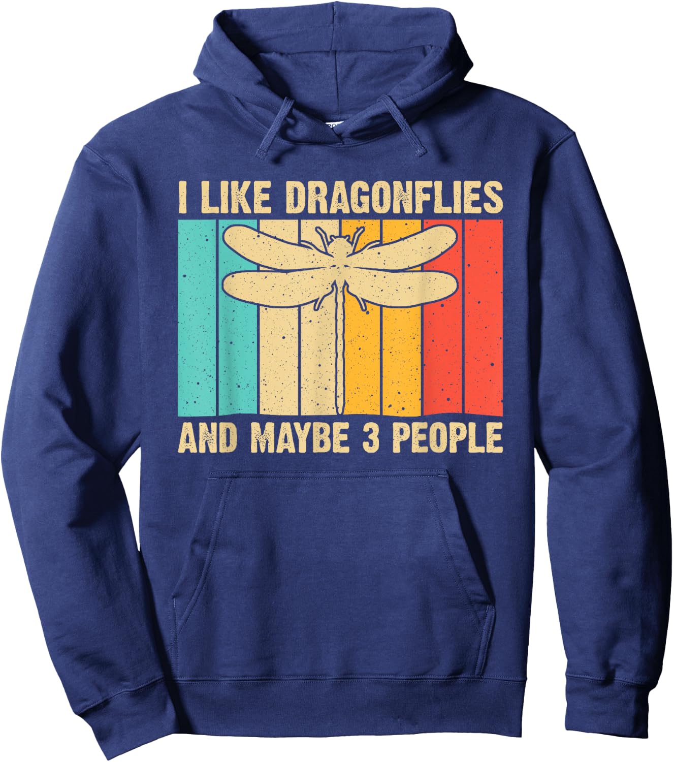 Funny Dragonfly Design For Kids Men Women Dragonfly Lovers Hoodie - Hoodie | Navy
