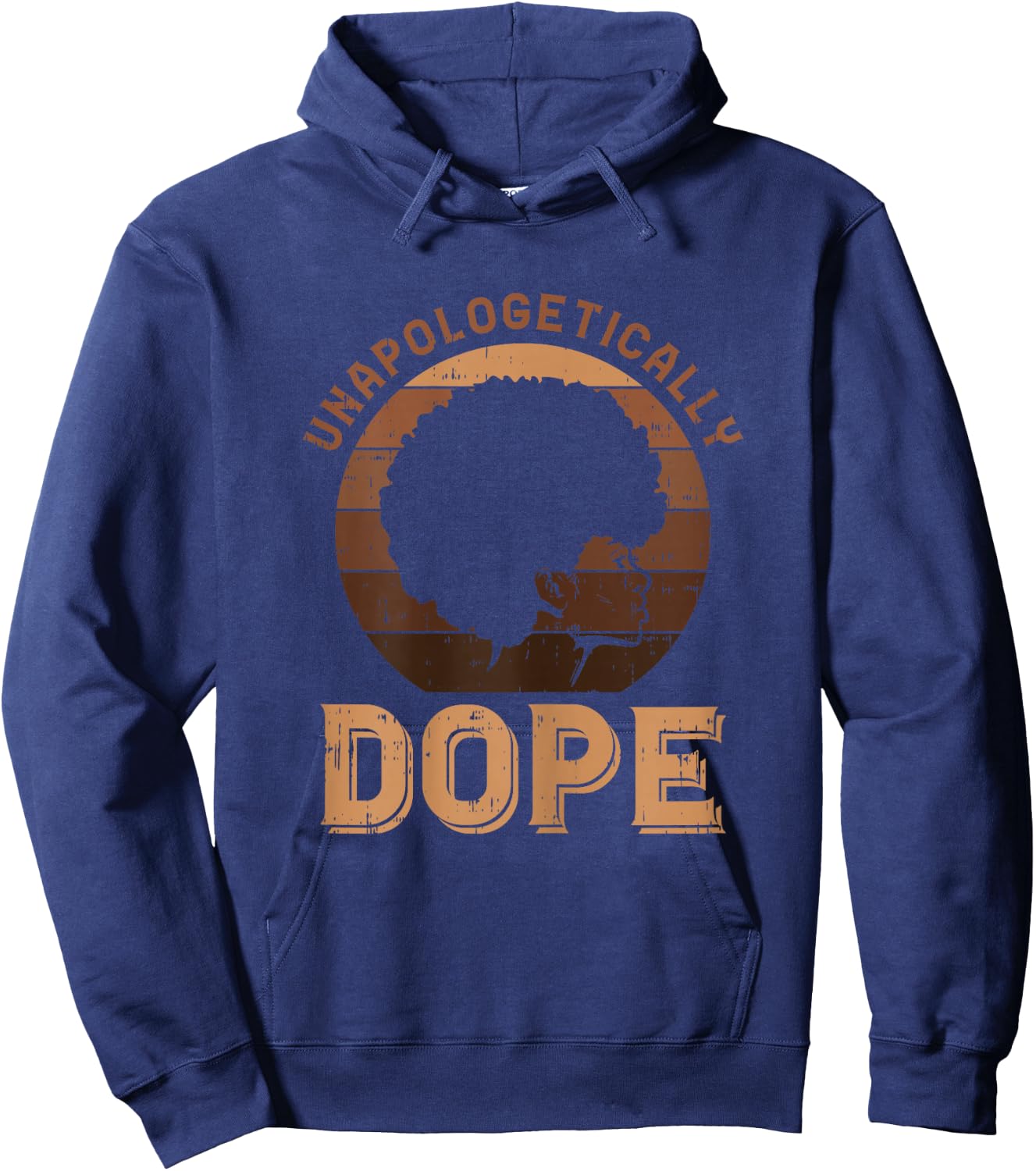 Unapologetic Dope Afro Black Lives Matter Pride BLM Women Hoodie - Hoodie | Navy