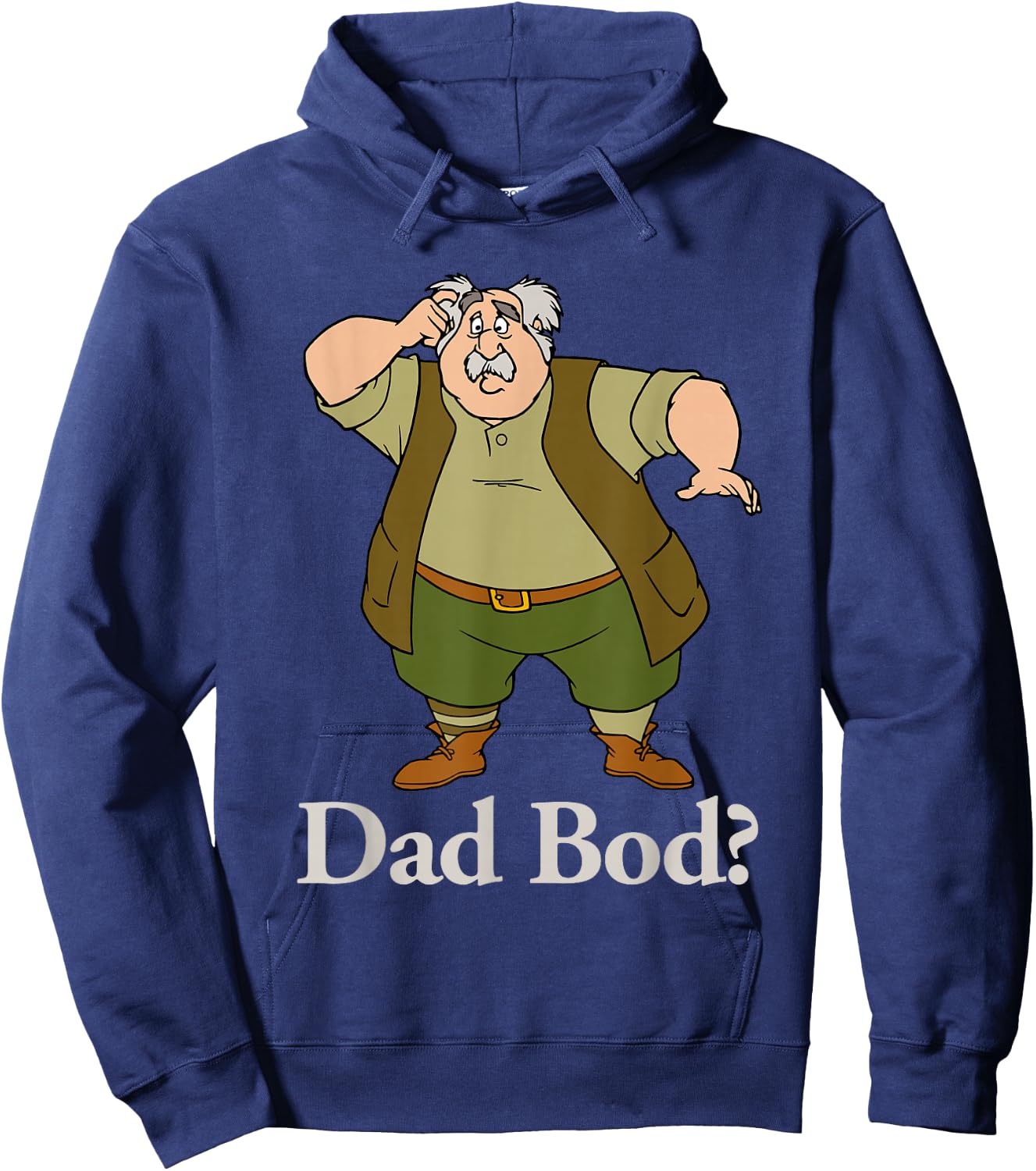 Disney Beauty and The Beast Maurice Dad BOD Small Hoodie - Hoodie | Navy