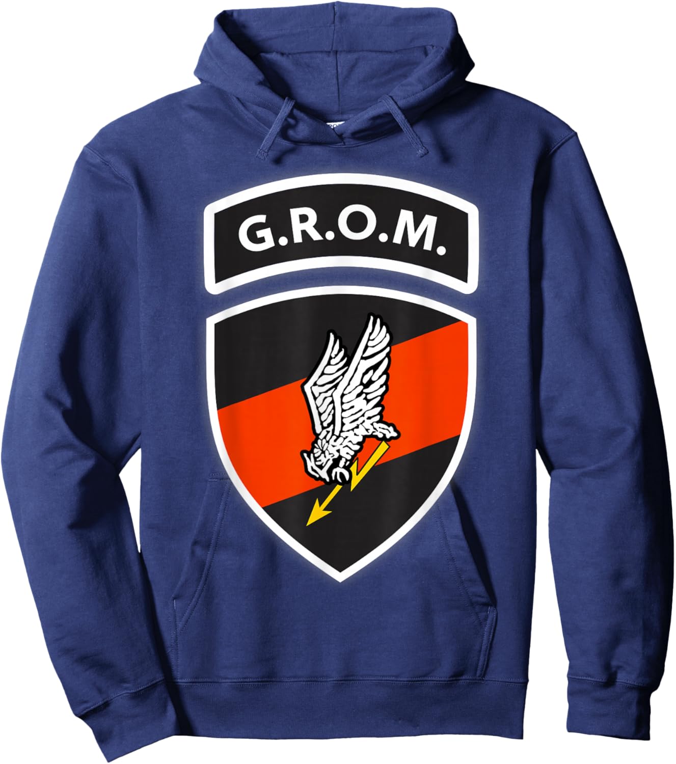 Polish Special Forces GROM Military Intelligence Agency Hoodie - Hoodie | Navy