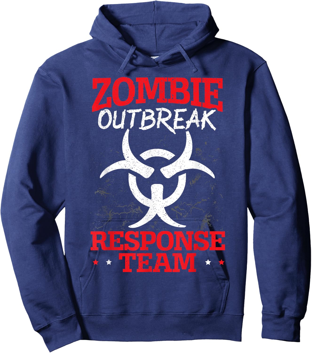 Zombie Outbreak Response Team Halloween Trick Or Treat Hoodie - Hoodie | Navy