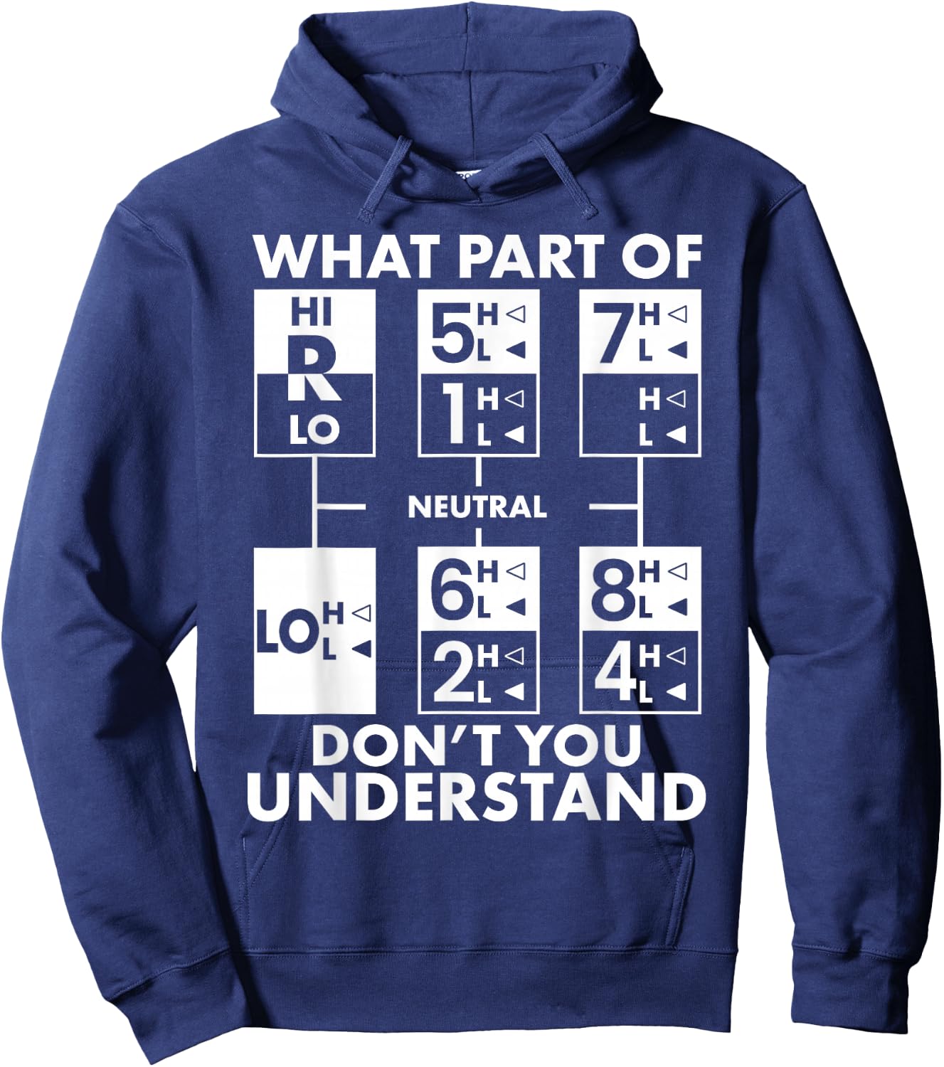Truck Driver Humming Driver Truck Driver - Truck Driver Hoodie - Hoodie | Navy