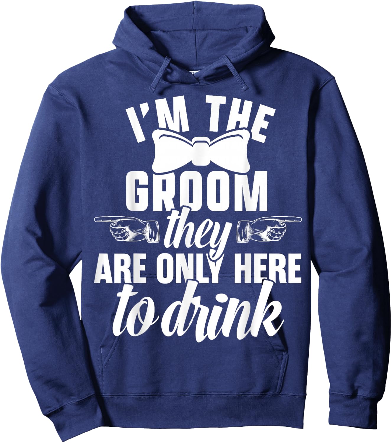 The Groom Bachelor Supplies Party Wedding Hoodie - Hoodie | Navy