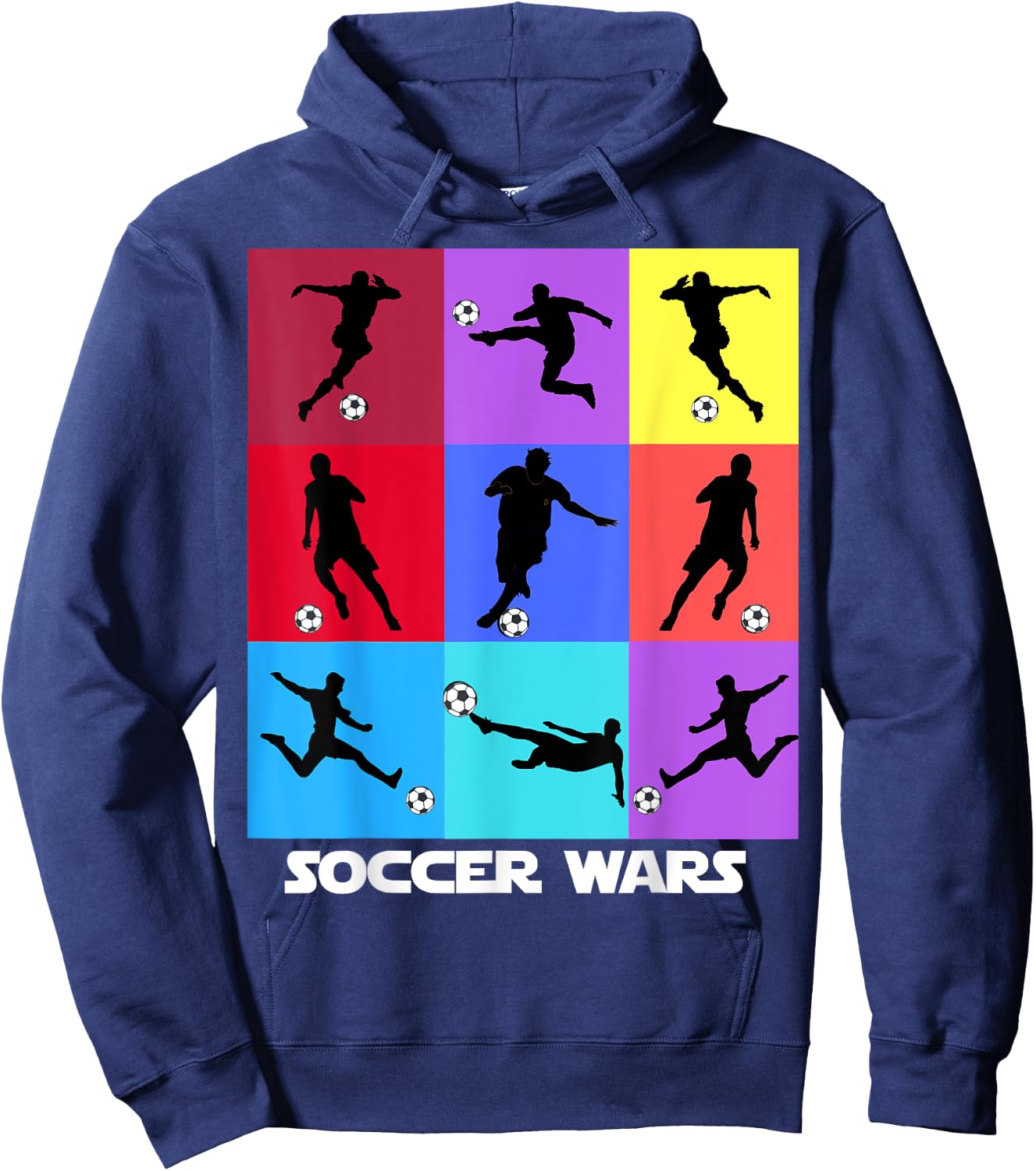 Soccer Wars - Spectacular Soccer Player Hoodie - Hoodie | Navy