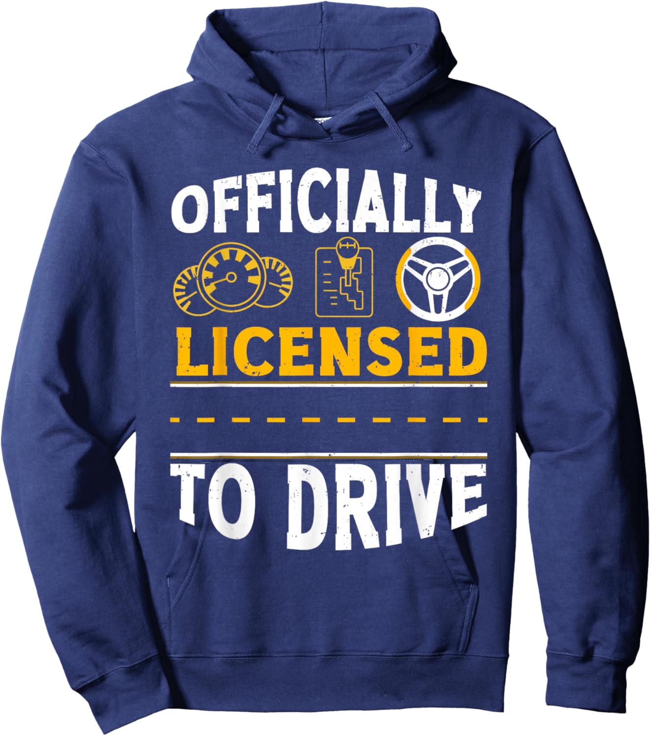 Passed Drivers Test New Driving License Congratulations Teen Hoodie - Hoodie | Navy