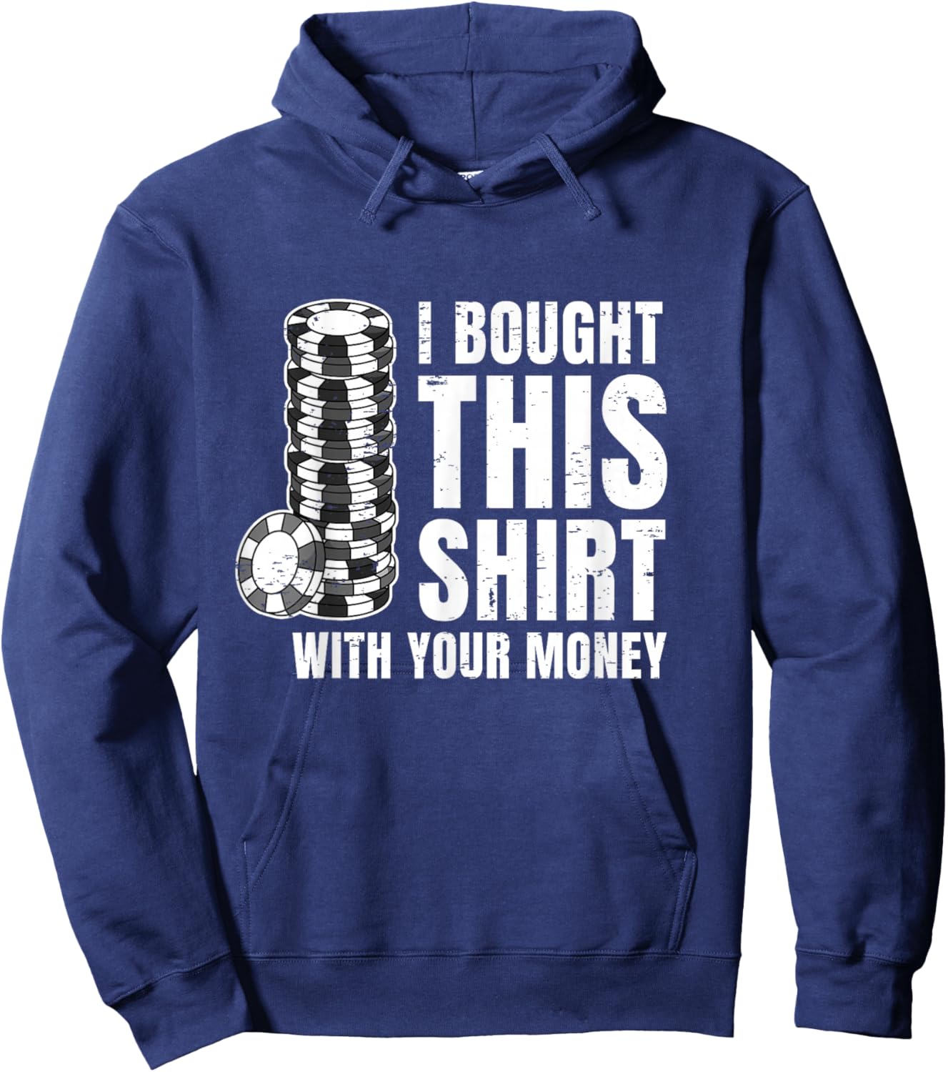Poker Player Poker Cards Game Money Hoodie - Hoodie | Navy