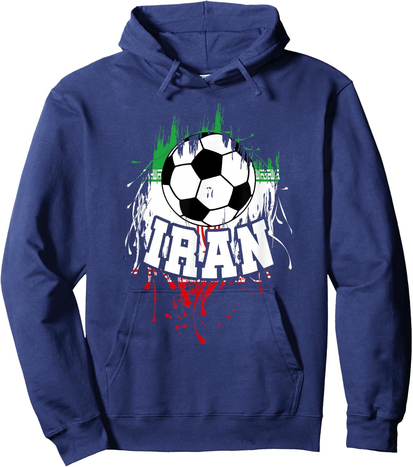 Iran Soccer Iranian Football Persian Futbol Hoodie - Hoodie | Navy