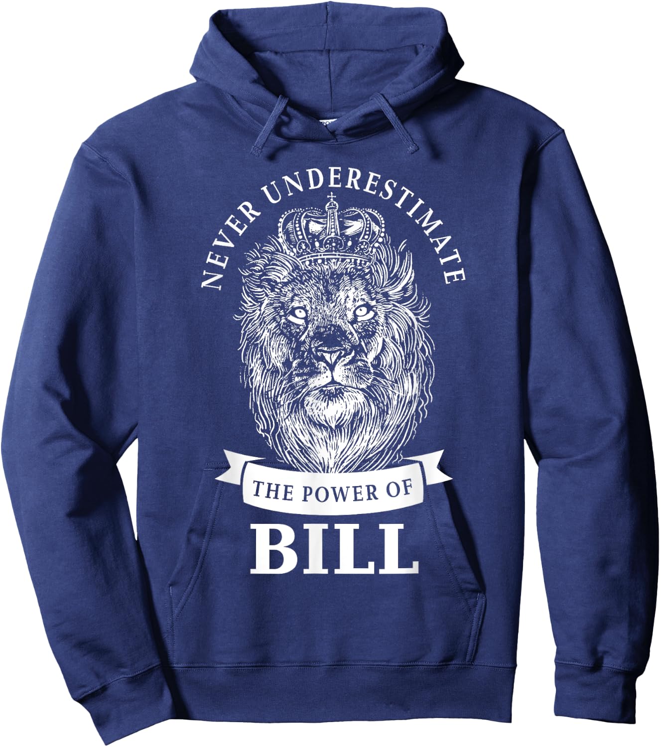 Bill Name Lion Hoodie - Hoodie | Navy
