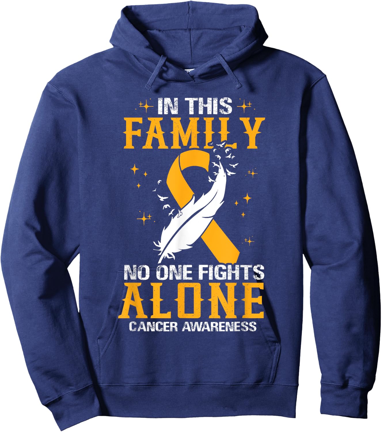Breast Cancer Awareness, In This Family No One Fight Alone Hoodie - Hoodie | Navy