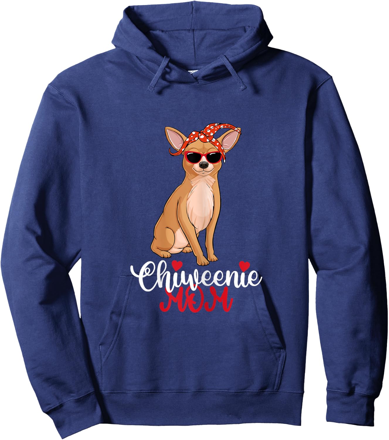 Chiweenie Dog Chiweenie Mom Hoodie - Hoodie | Navy