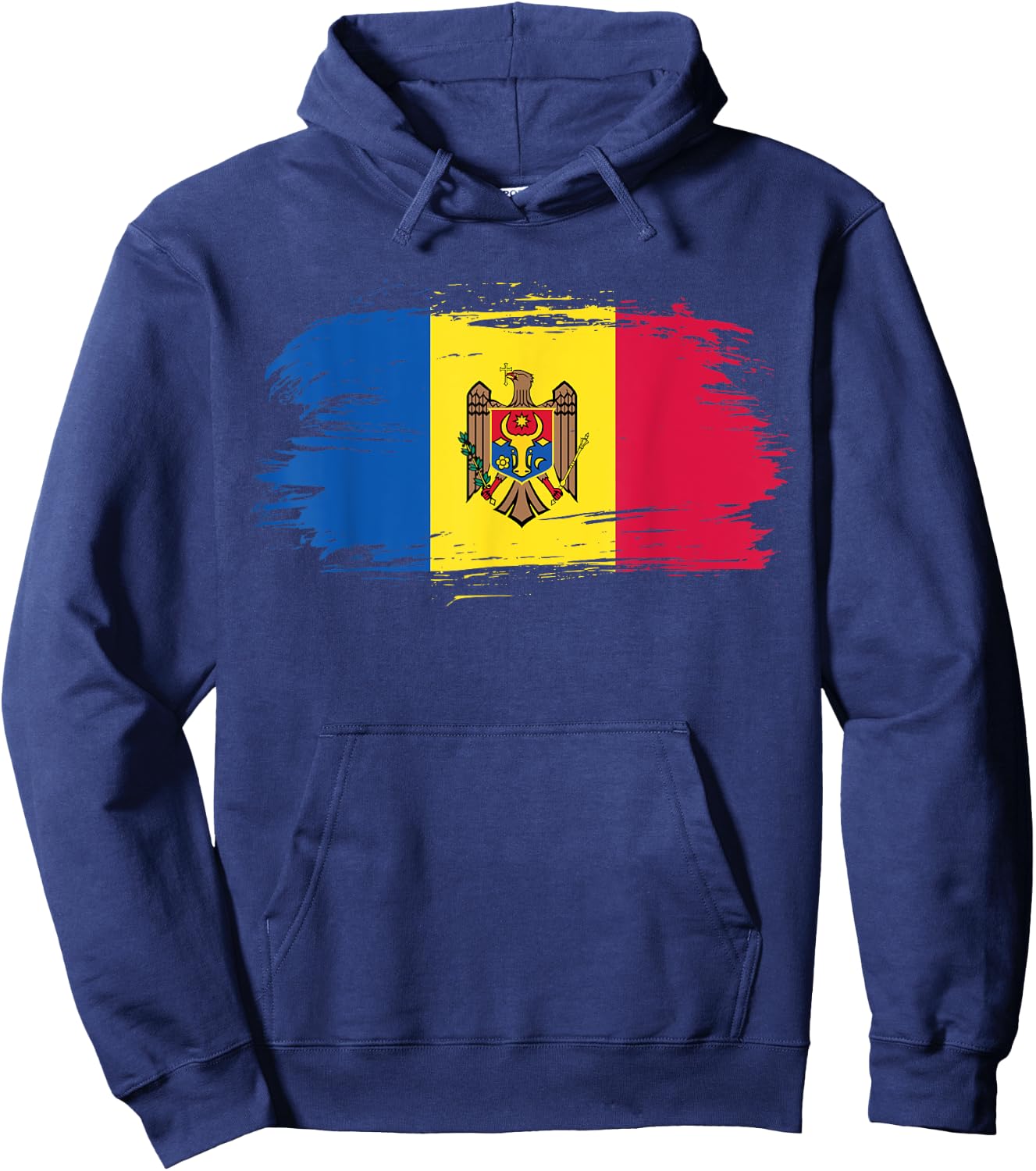 Moldova Outfit - Moldova Flag Symbol - I love Moldova Hoodie - Hoodie | Navy