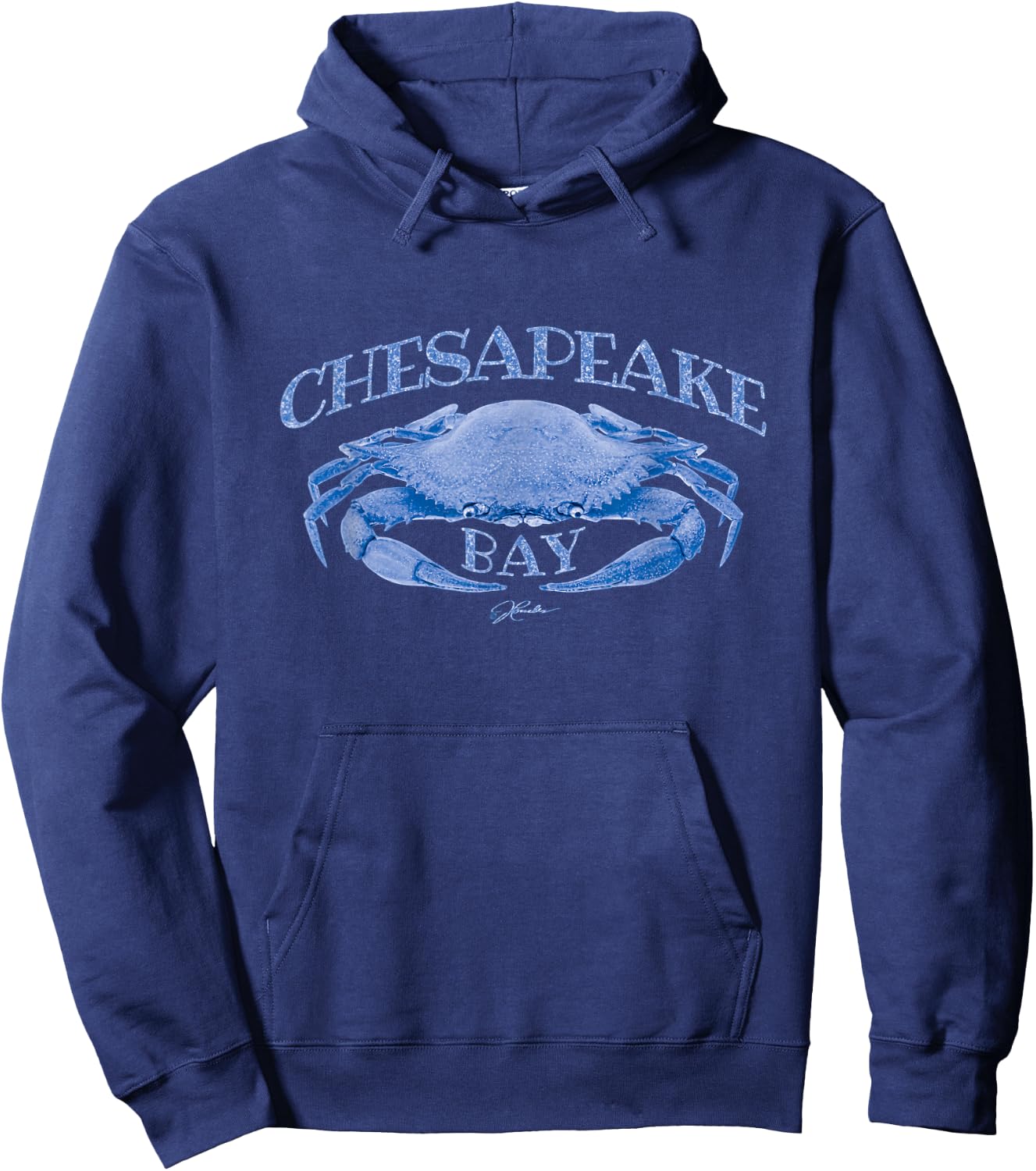 JCombs: Chesapeake Bay, Blue Crab Hoodie - Hoodie | Navy