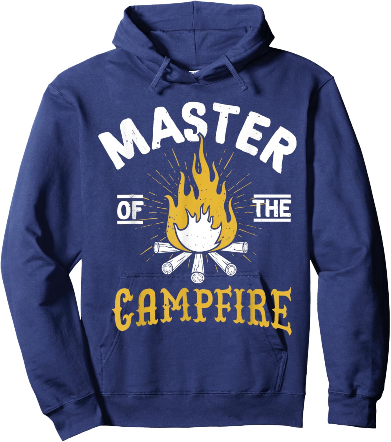 Master Of The Campfire - Camping & Outdoors Gift Hoodie - Hoodie | Navy