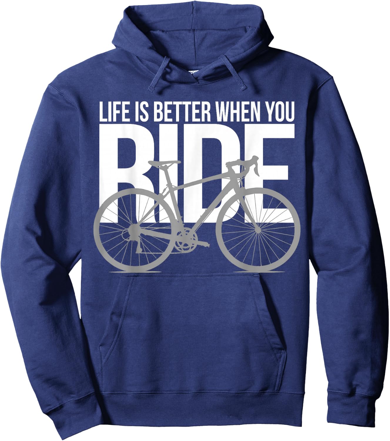 Road Bike Gift Hoodie - Hoodie | Navy