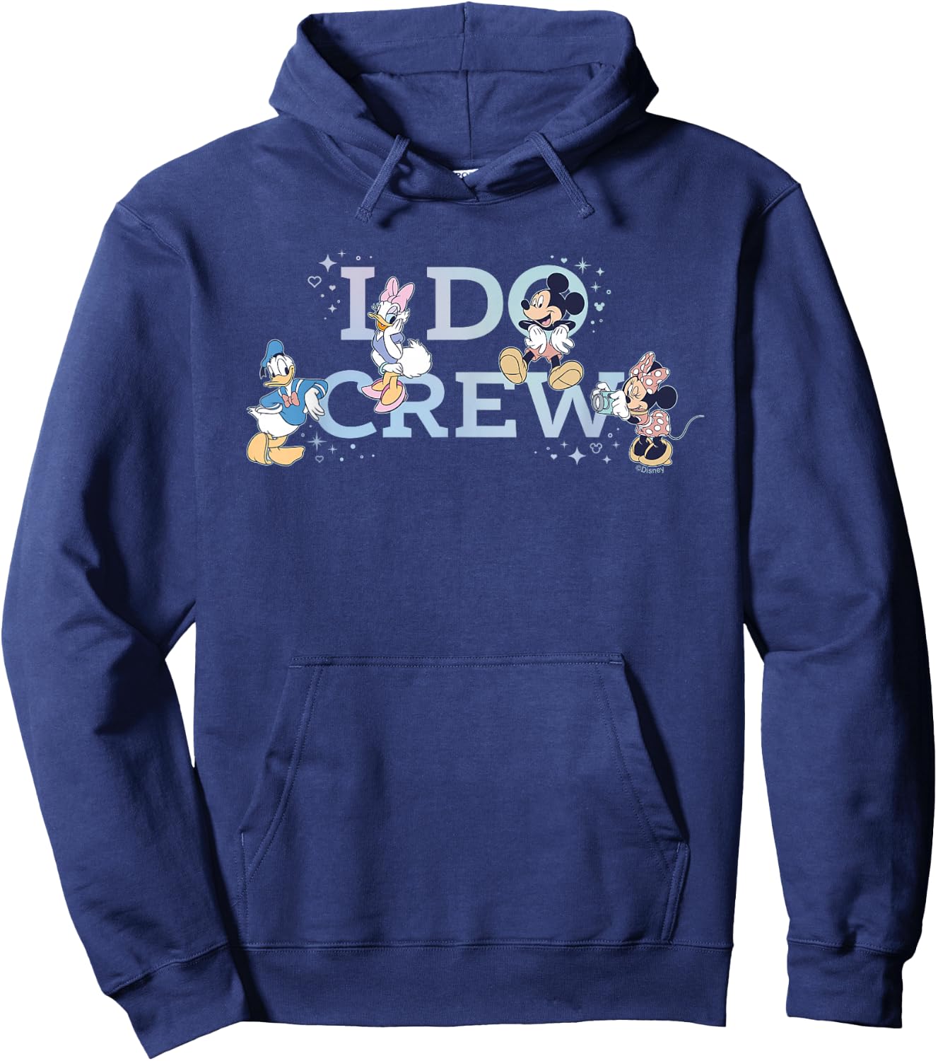 Disney “I Do Crew” Wedding Bridal Shower Bachelorette Party Hoodie - Hoodie | Navy