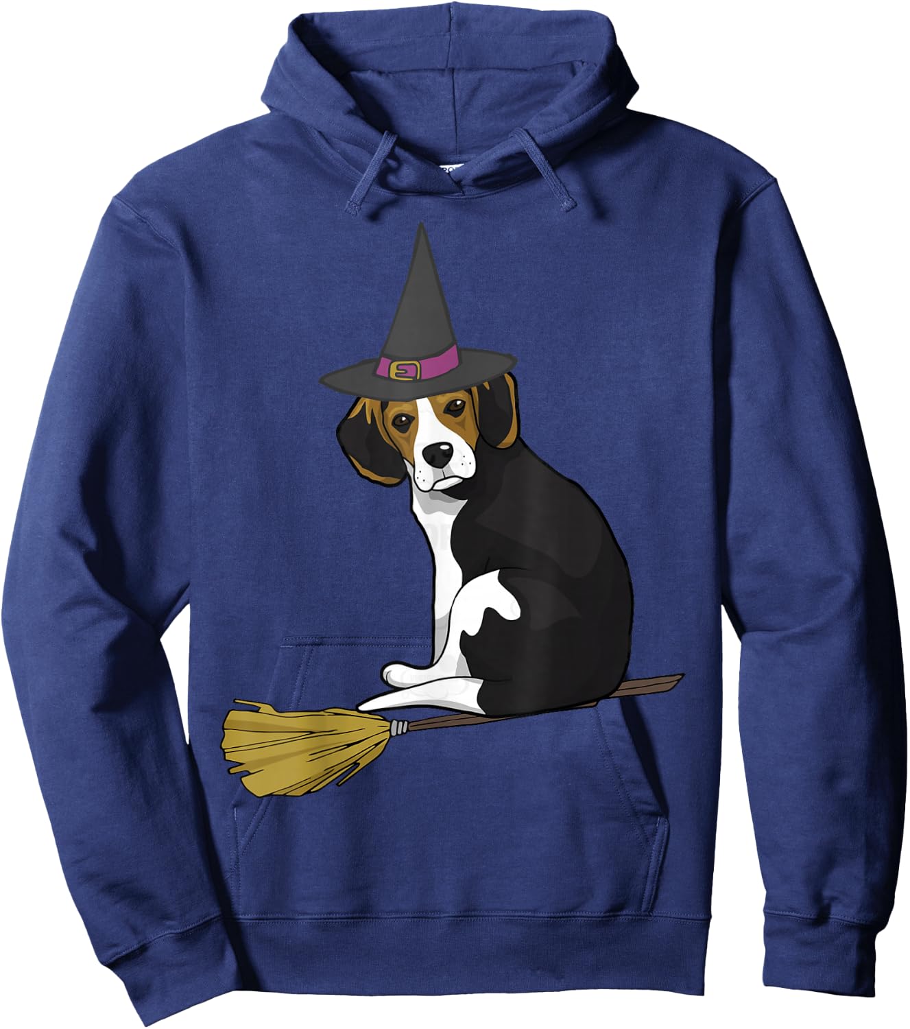 Beagle Shirt Funny Halloween T Shirt Witch Dog Gifts Costume Hoodie - Hoodie | Navy