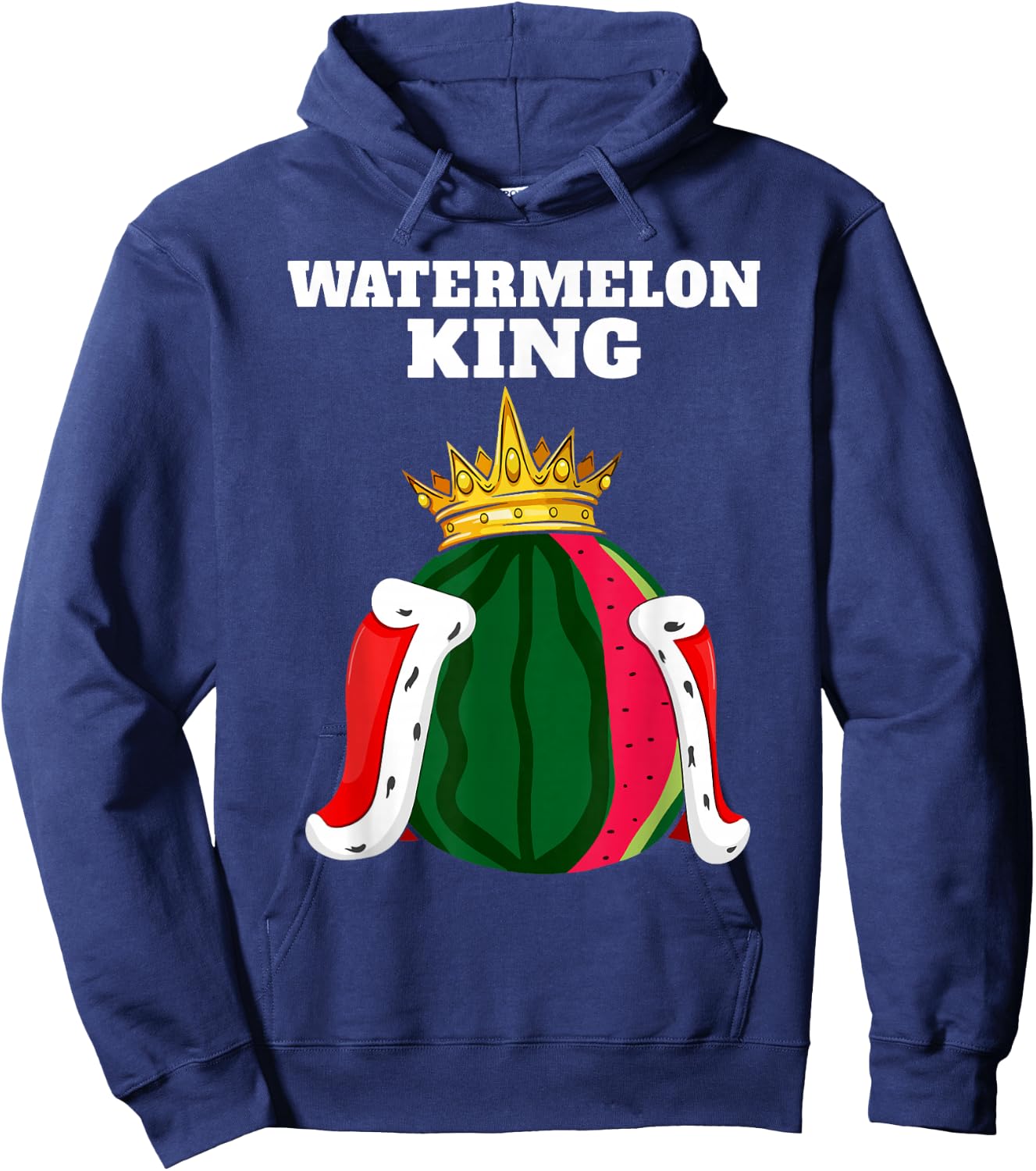 Watermelon Watermelon lover Watermelon King Hoodie - Hoodie | Navy