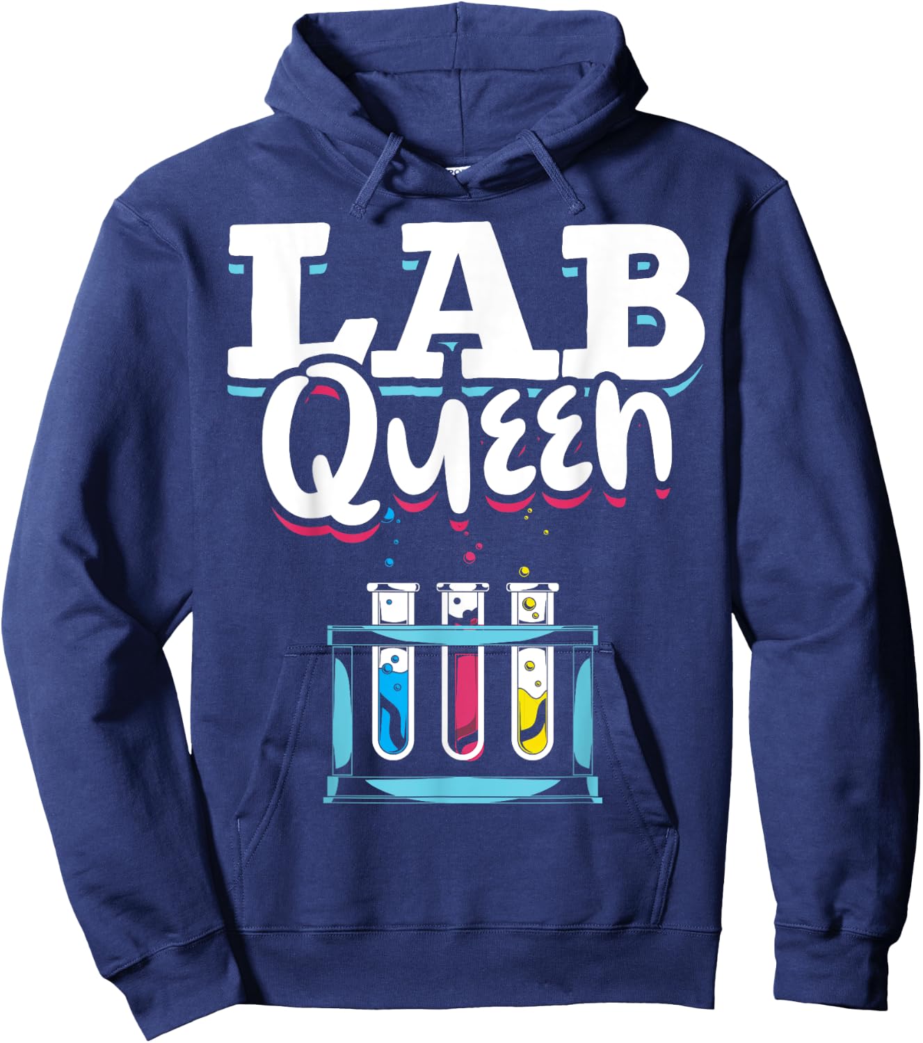 Queen Lab Technician Women Medical Laboratory Scientist Hoodie - Hoodie | Navy