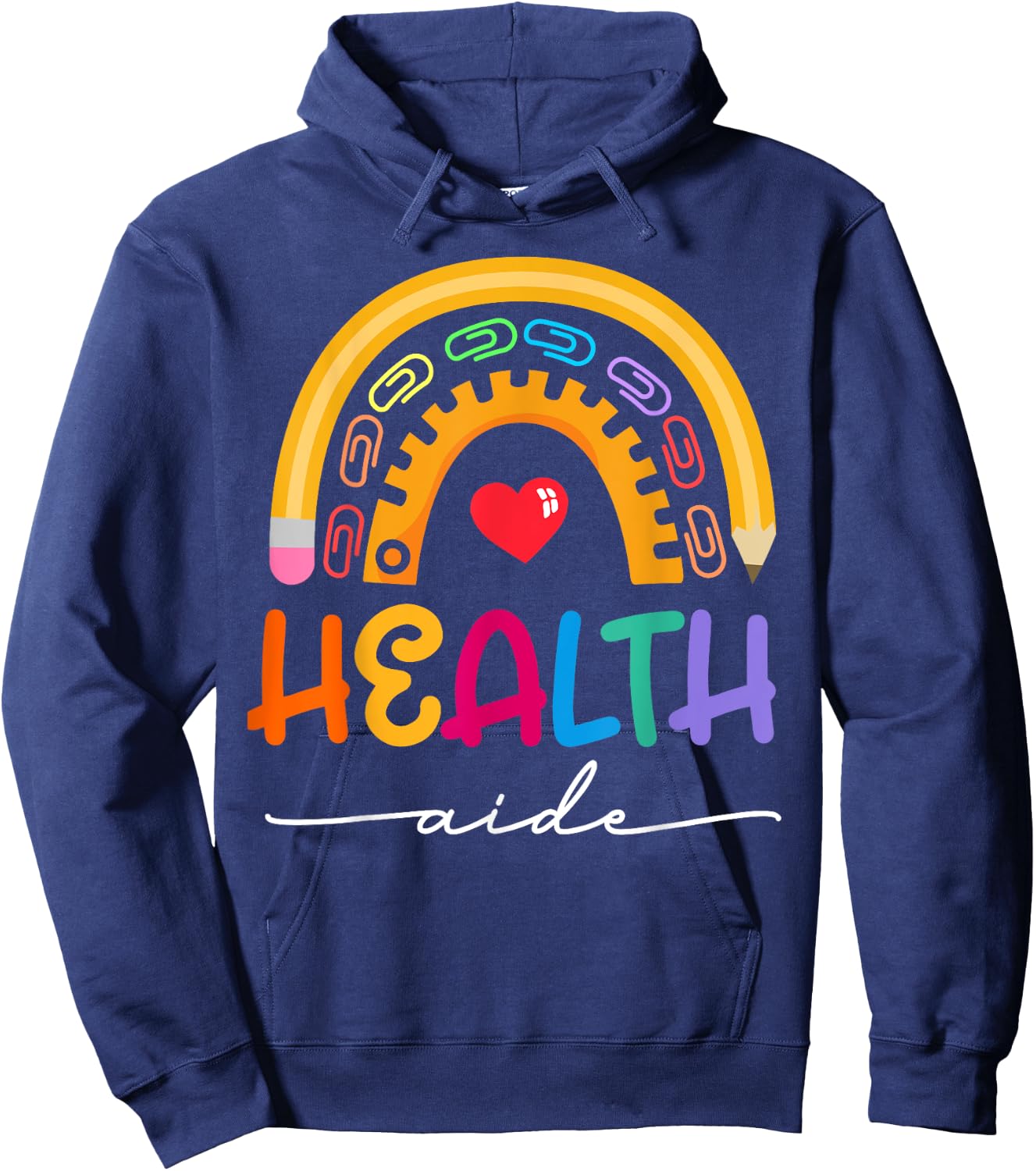 Admin Squad School Assistant Principal Health Aide Squad Hoodie - Hoodie | Navy