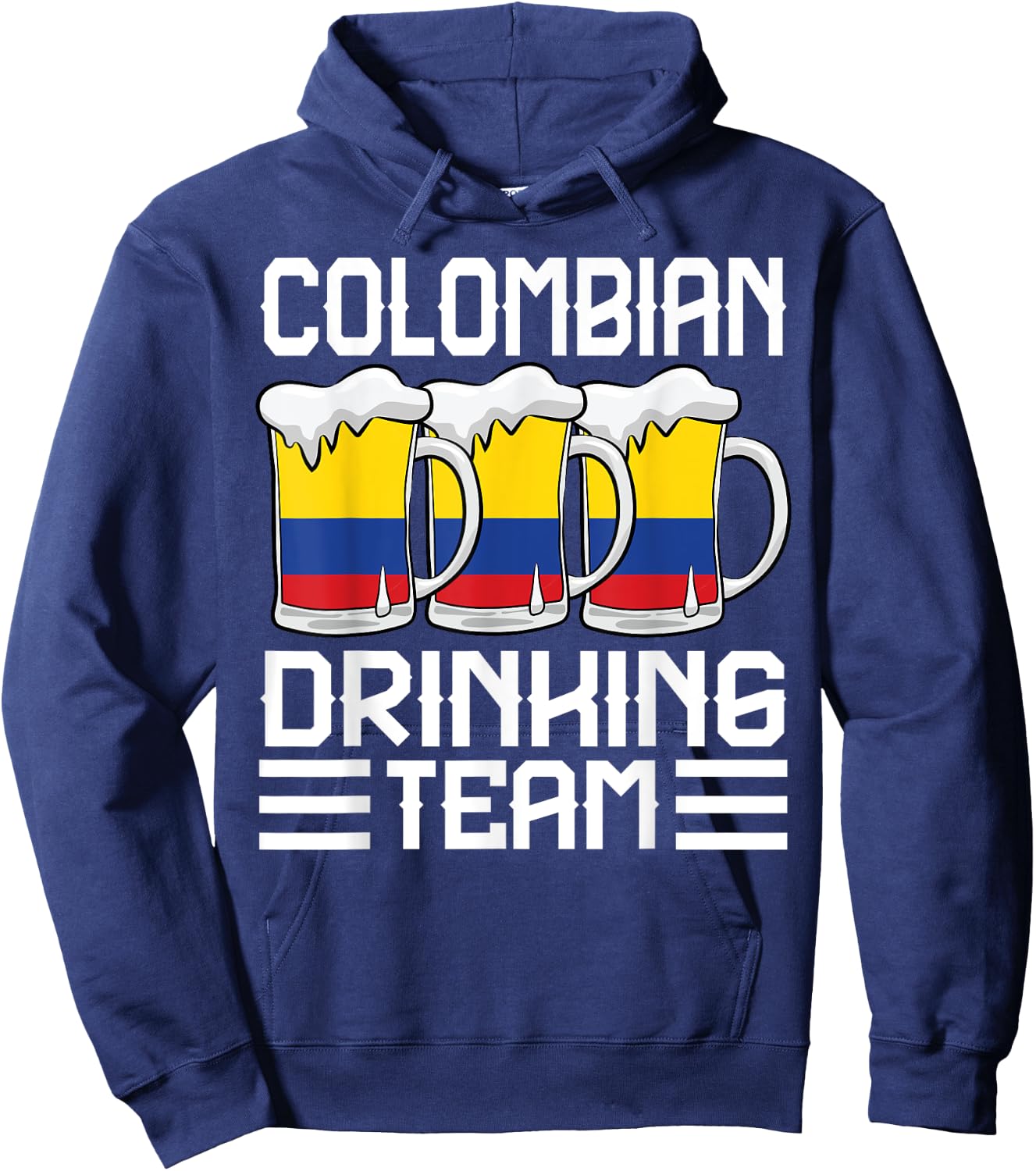 Colombian Drinking Team Colombia Hoodie - Hoodie | Navy