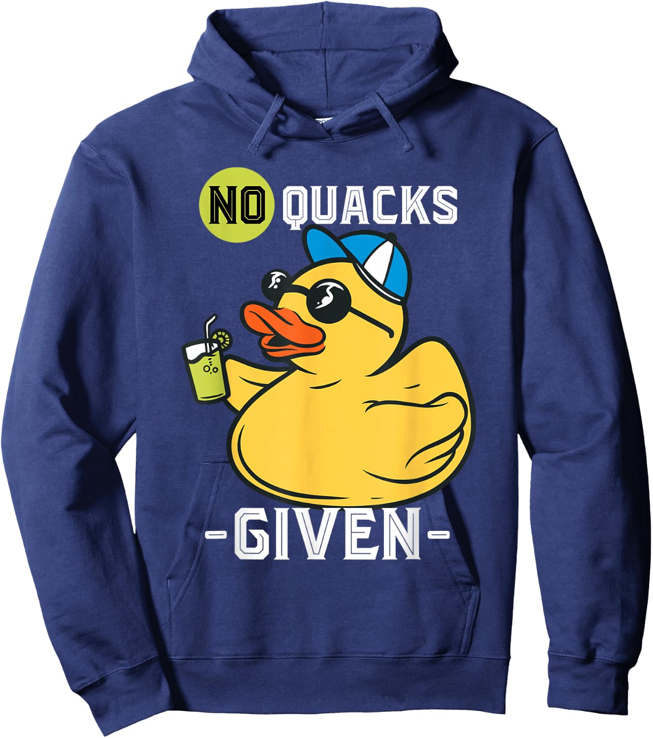 Rubber Duck No Quacks Yellow Rubber Ducks Rubber Duck Lover Hoodie - Hoodie | Navy