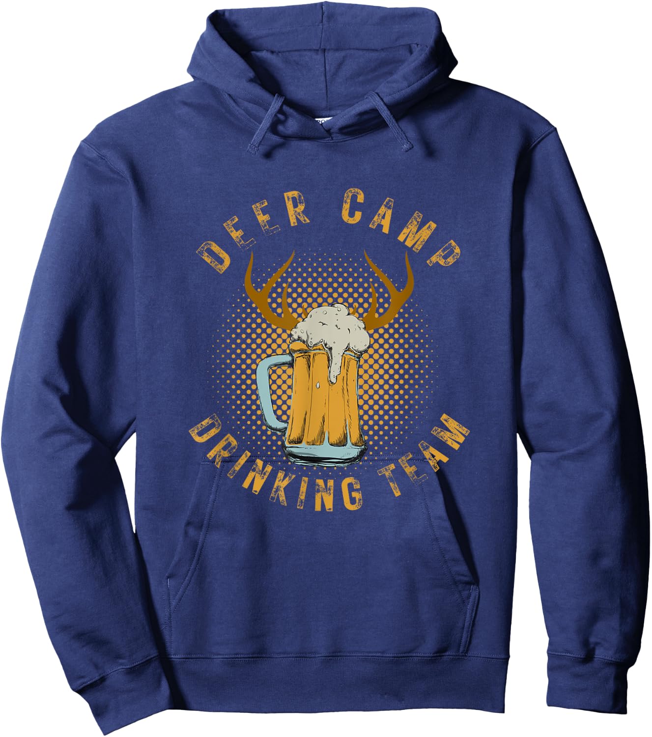 Deer Camp Drinking Team - Funny Hunting Hoodie - Hoodie | Navy