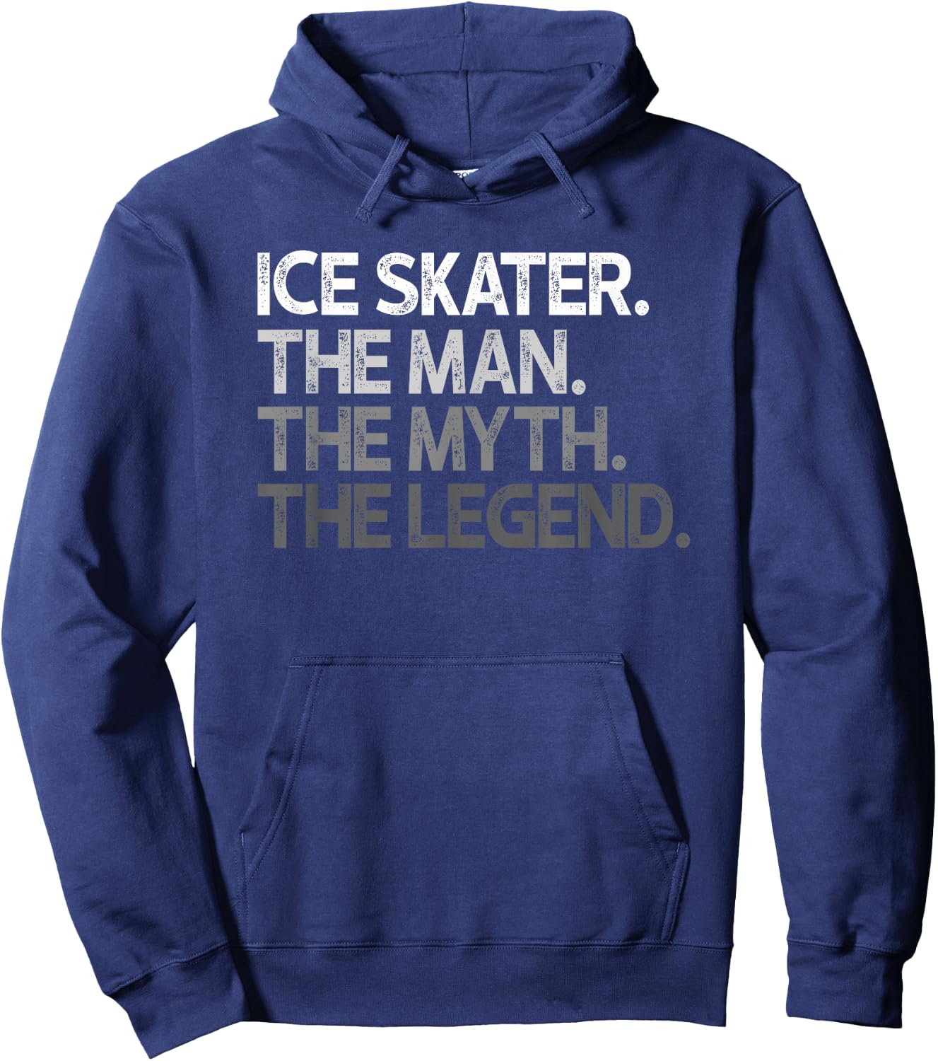 Ice Skater Man The Myth Legend Gift Hoodie - Hoodie | Navy