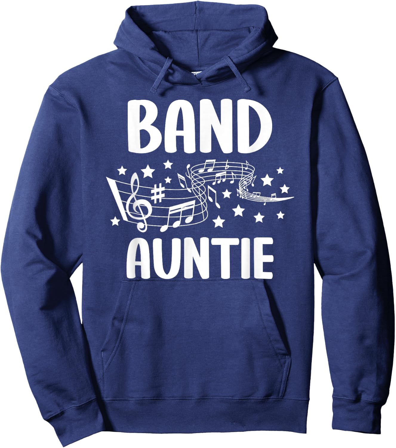Band Auntie Proud Marching Band Aunt Hoodie - Hoodie | Navy