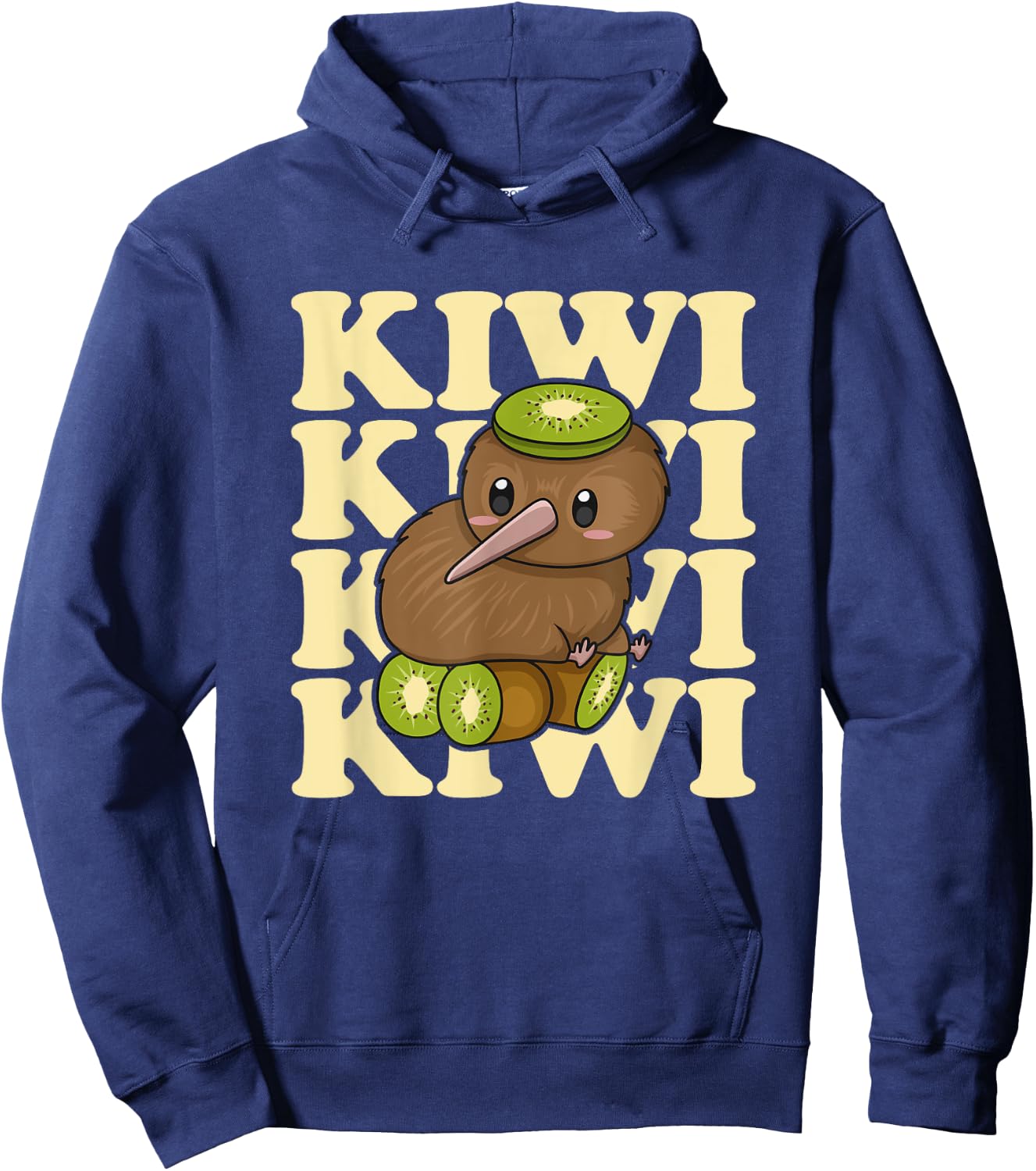 Kiwi New Zealand Quote for a Kiwi Bird Lover Hoodie - Hoodie | Navy