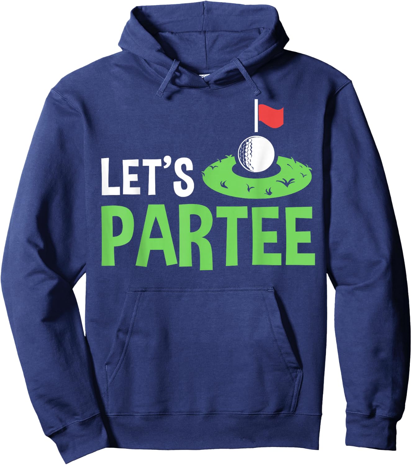 Golf Player Costume Golfing Outfits Golf Pun Let's Partee Hoodie - Hoodie | Navy