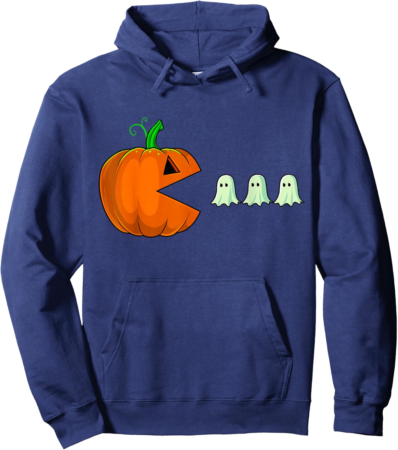 Halloween Pumpkin Funny Ghosts Boys Kids Women Men Hoodie - Hoodie | Navy