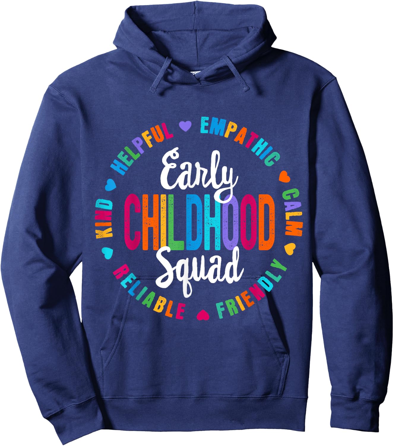 Teacher Early Childhood SQUAD Preschool Head Start Crew Hoodie - Hoodie | Navy