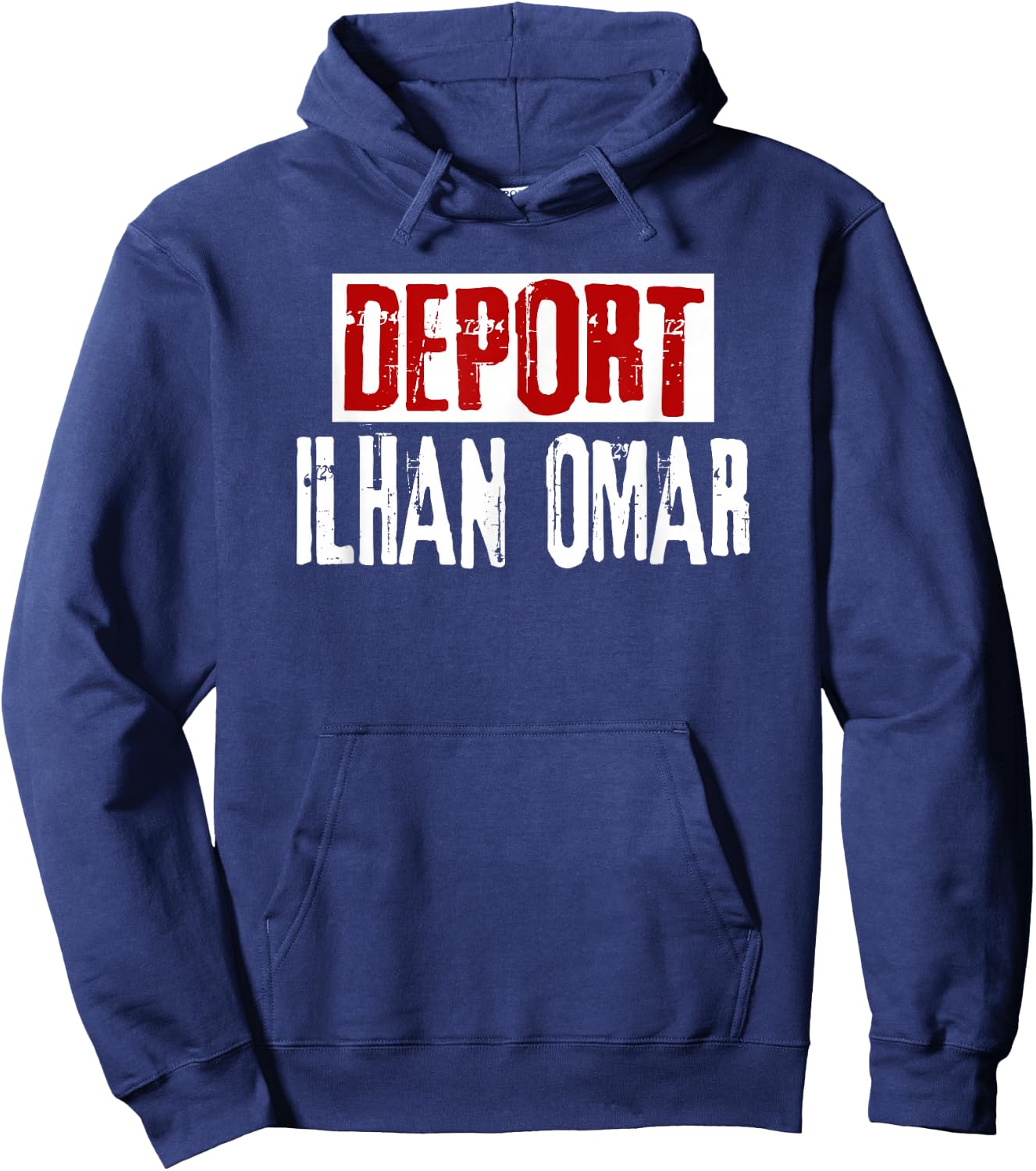 Deport Ilhan Omar, Defeat Impeach Arrest Ilhan Omar Politics Hoodie - Hoodie | Navy