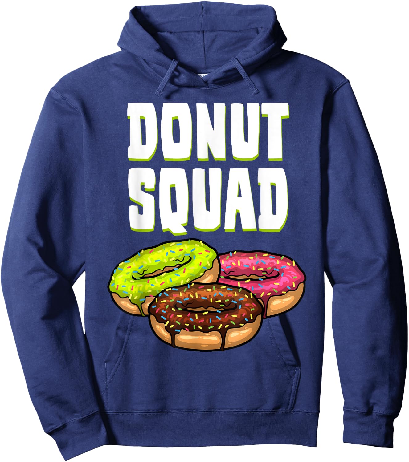 Funny Donut Squad Designs Women Pastry Chefs Foodie Hoodie - Hoodie | Navy
