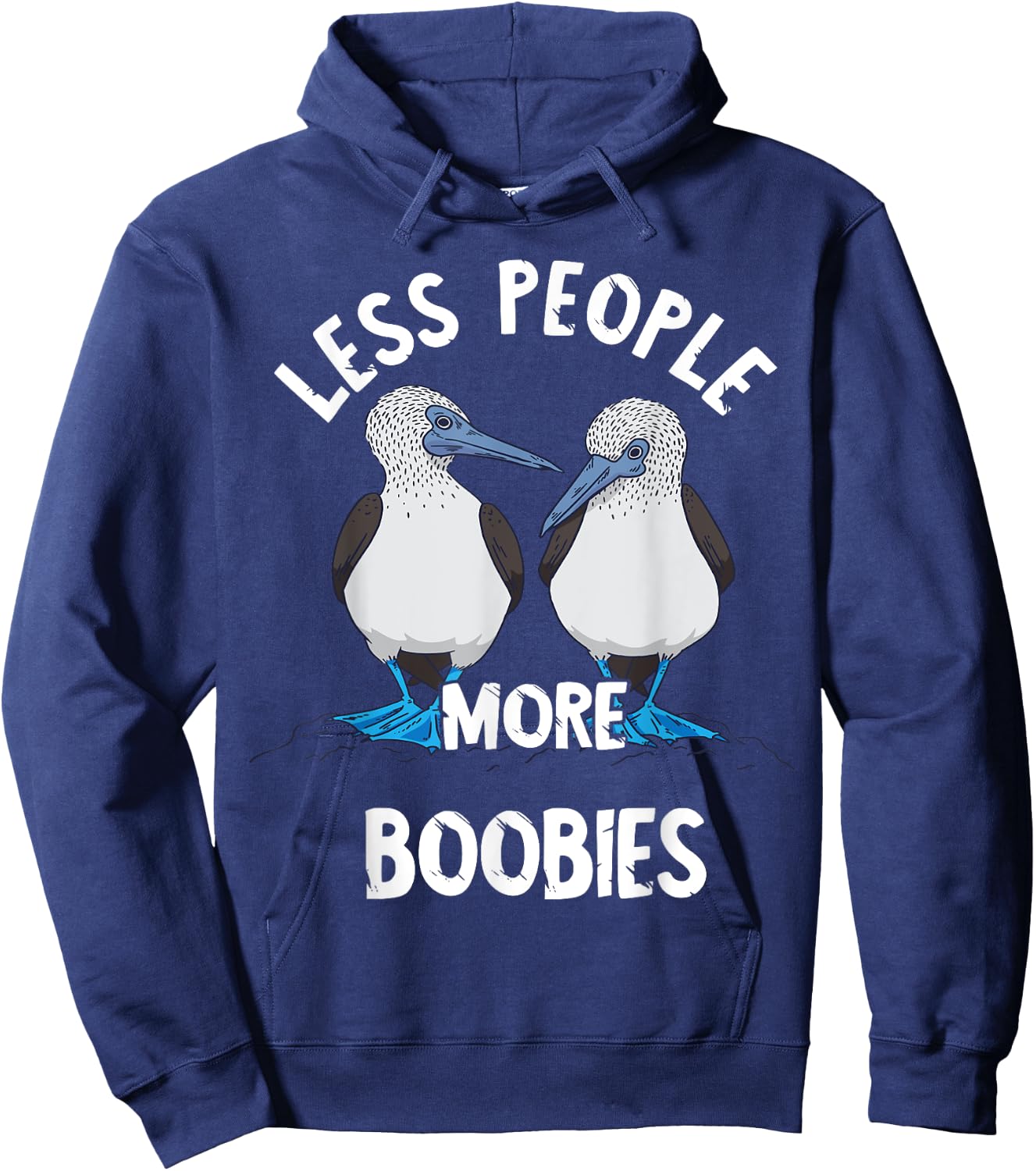 Blue-footed boobies blue-footed bird boobies sea bird lovers Hoodie - Hoodie | Navy