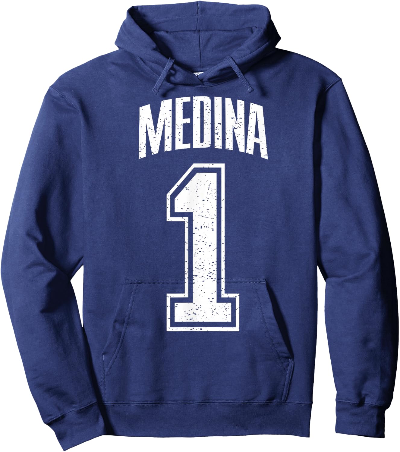 Medina Supporter Number 1 Biggest Fan Hoodie - Hoodie | Navy