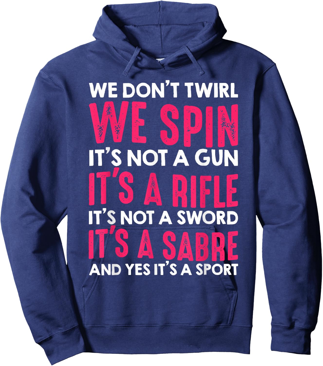 Funny Color Guard Design Women Marching Band Member Hoodie - Hoodie | Navy