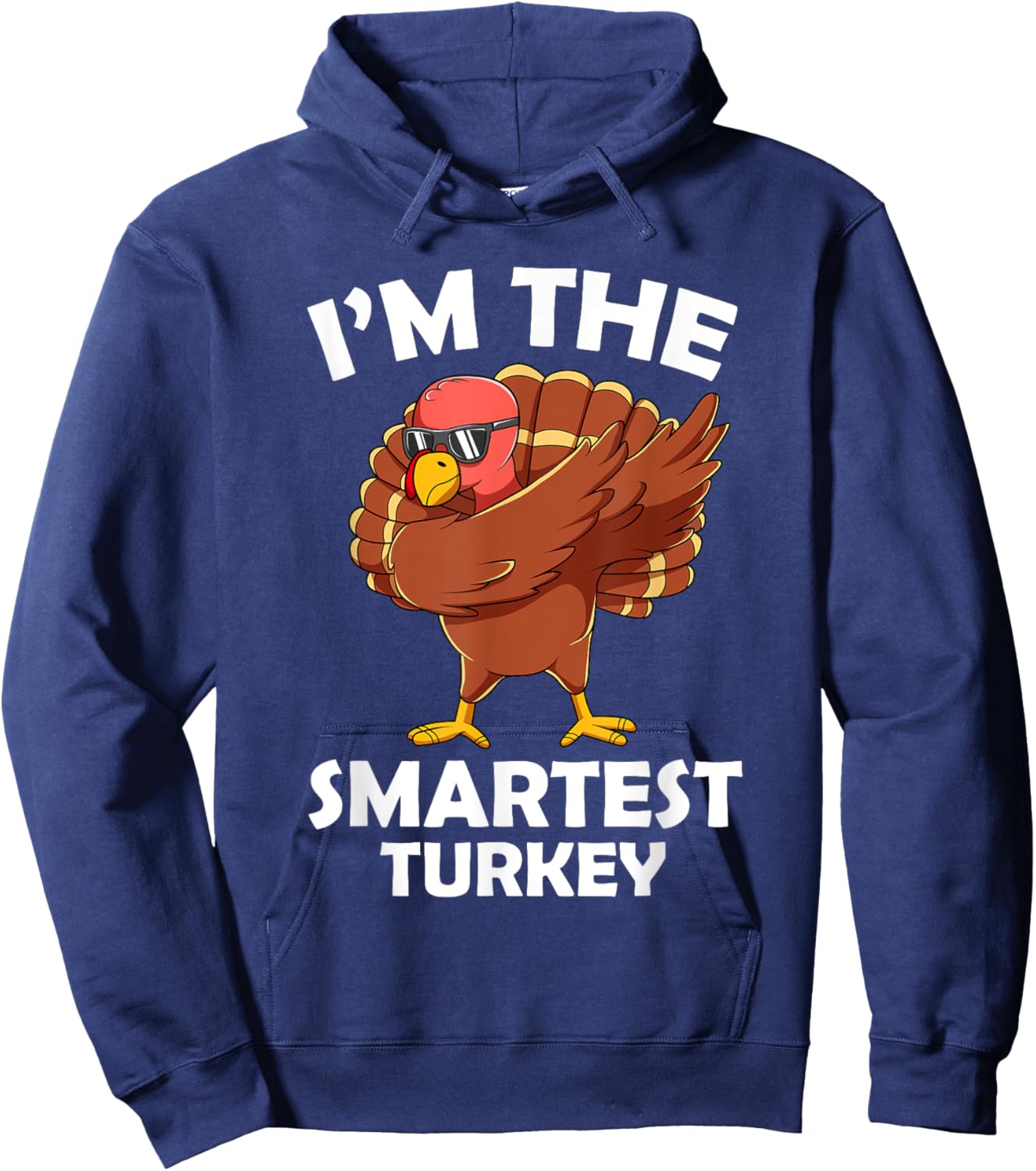 Smartest Turkey Family Group Matching Thanksgiving Party Hoodie - Hoodie | Navy