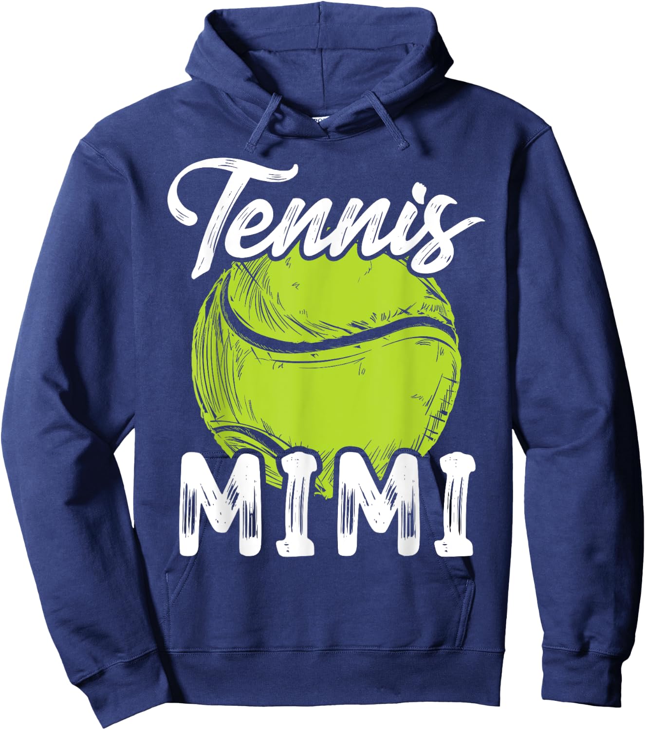 Tennis Mimi Women Family Matching Set Tennis Ball Player Hoodie - Hoodie | Navy