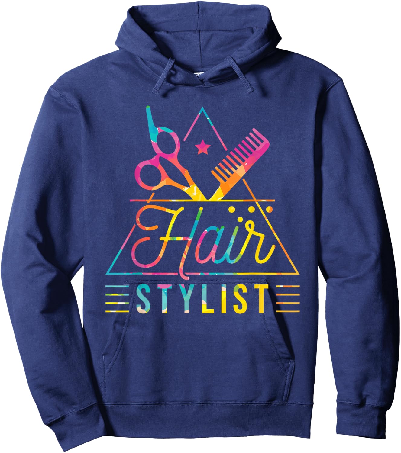 Hair Stylist, Hair Stylist and Hair Styling Hoodie - Hoodie | Navy
