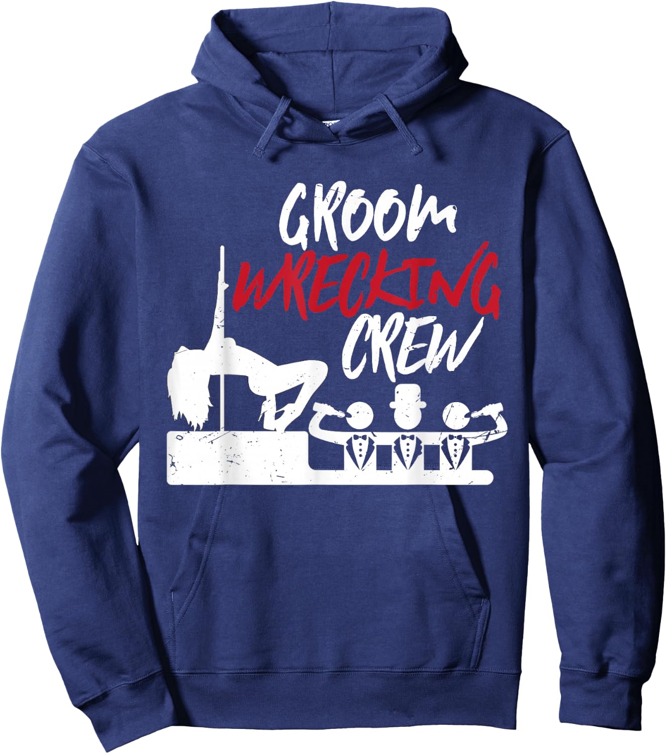 Grooms Crew | Wedding Bucks Groom Groomsmen | Bachelor Party Hoodie - Hoodie | Navy