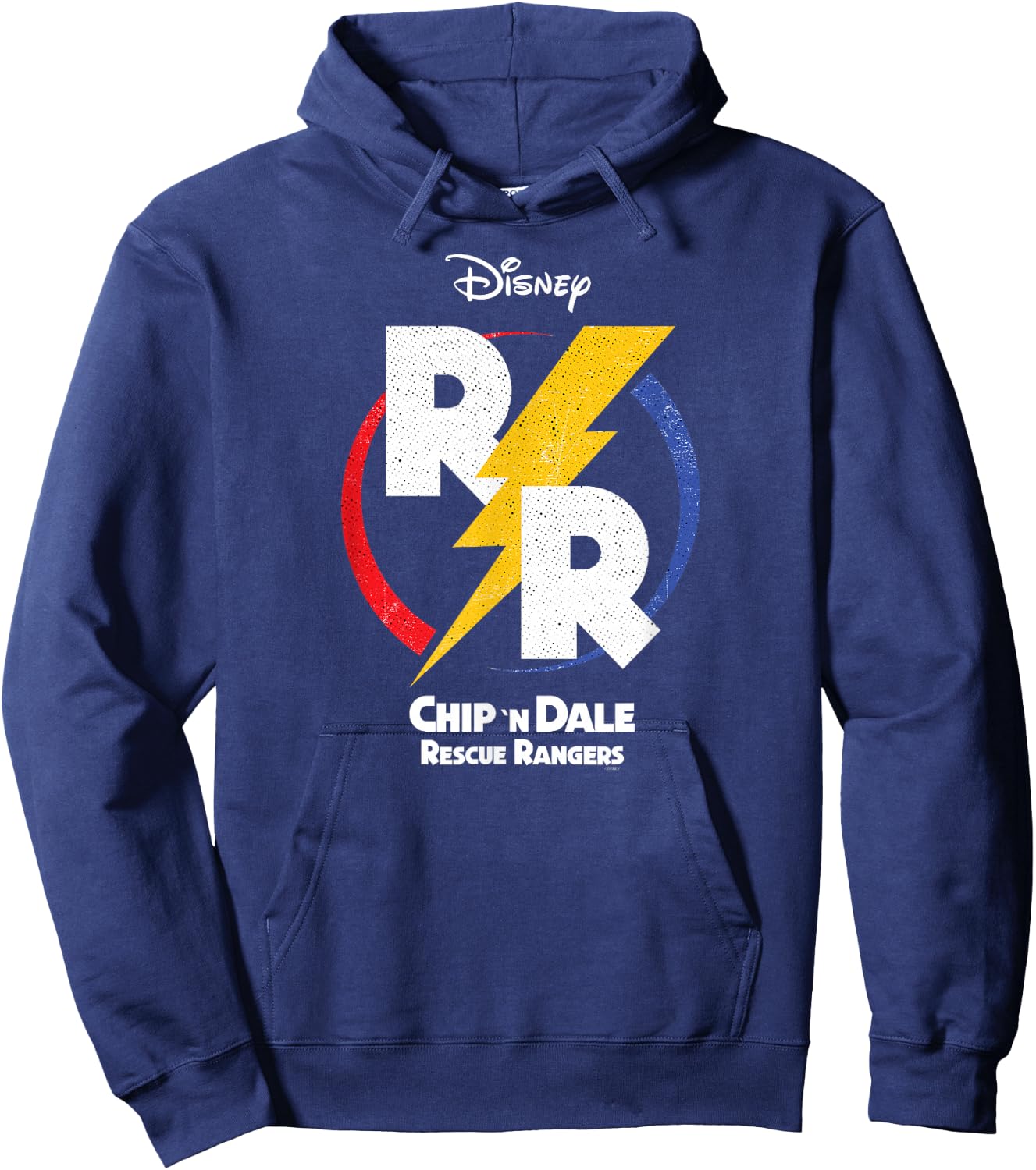 Disney Chip 'N Dale Rescue Rangers Logo Hoodie - Hoodie | Navy